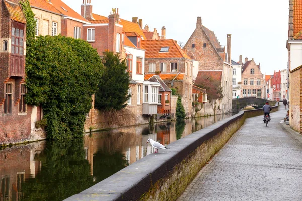 Bruges sokakları. — Stok fotoğraf