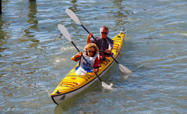 Italy. Venice. Vogalonga Regatta.