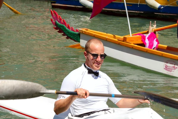 Italy. Venice. Vogalonga Regatta. — Stock Photo, Image