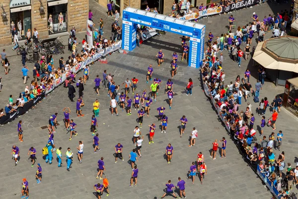 Florence. Maraton. — Stock Fotó