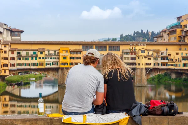 Florenz. Ponte Vecchio. — Stockfoto