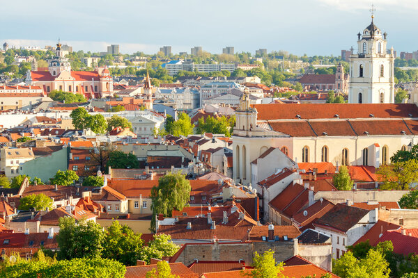 Vilnius. City streets.