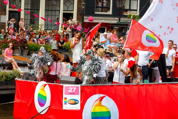 Orgoglio gay Amsterdam 2014. — Foto Stock