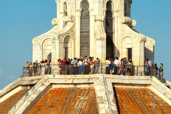 Florence. The observation deck at the top of the Cathedral of Sa — Stock Photo, Image