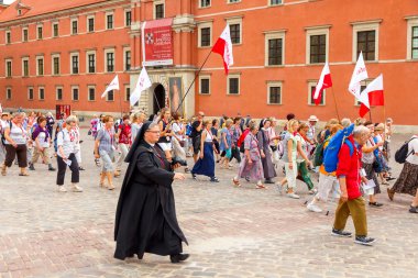Varşova. Hacı dini alayı.