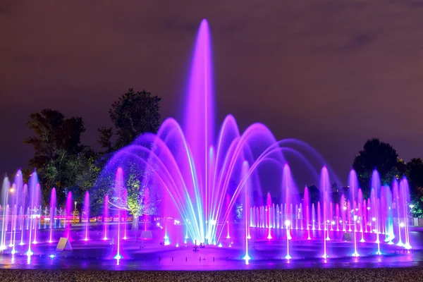 Warschau. Singender Brunnen. — Stockfoto