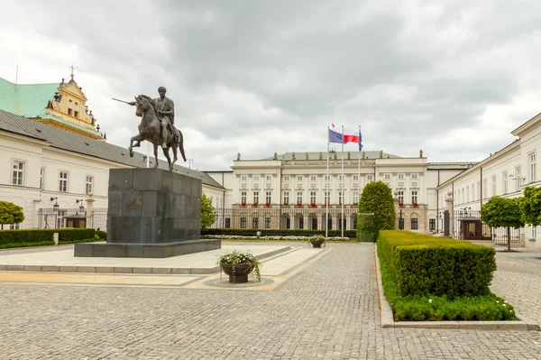 Warszawa. Presidentens slott. — Stockfoto