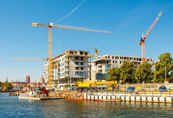 Construction of a residential complex. — Stock Photo, Image