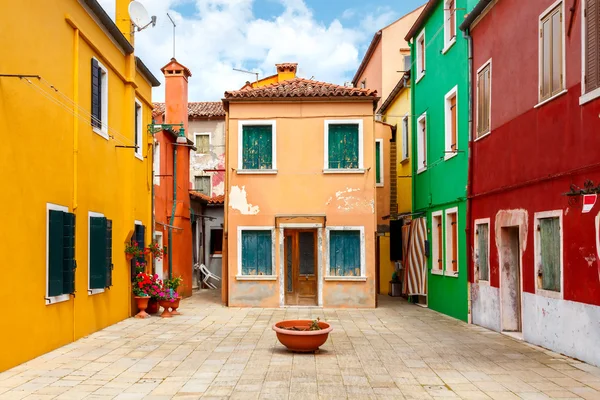 De Italia. La isla de Burano . — Foto de Stock