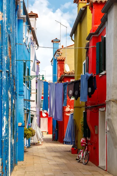 De Italia. La isla de Burano . — Foto de Stock