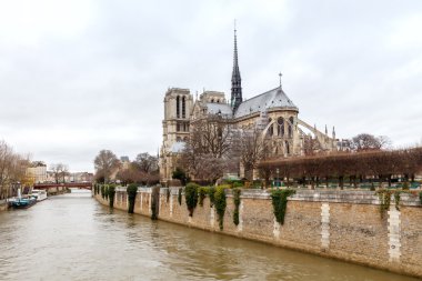 Paris. Notre dame Katedrali.
