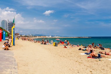 Barcelona. Barceloneta Beach.