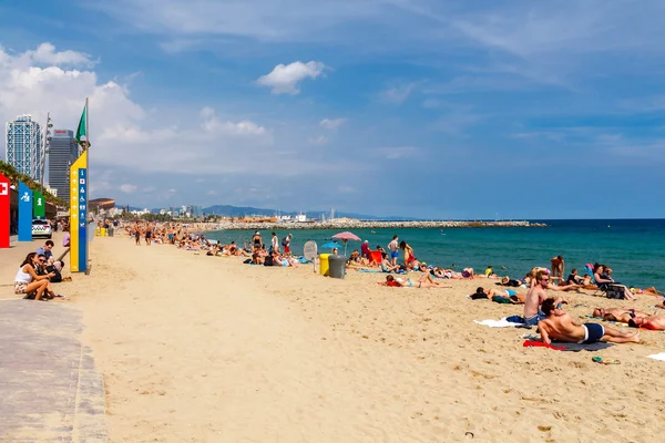Barcelona. Barceloneta Beach.