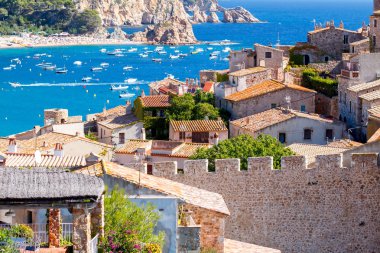 Tossa de mar, costa brava, İspanya.