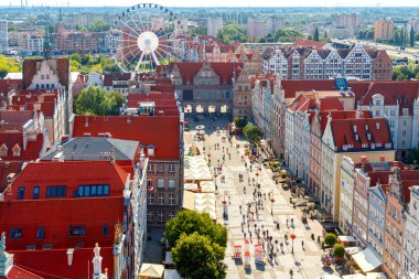 Gdansk. Üstten Görünüm.