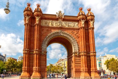 Barcelona. Zafer takı.