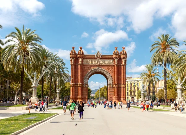 Barcelona. Łuk Triumfalny. — Zdjęcie stockowe