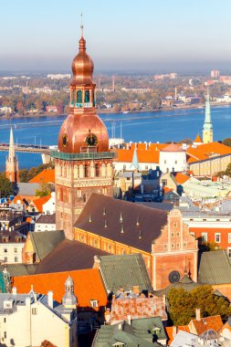 Riga. En iyi Dome Cathedral from görüntülemek.