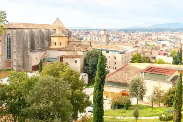 Gérone. Le mur de la forteresse . — Photo