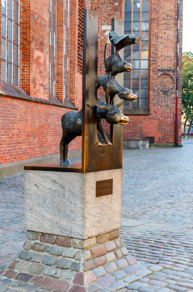 Riga. The Bremen Town Musicians.