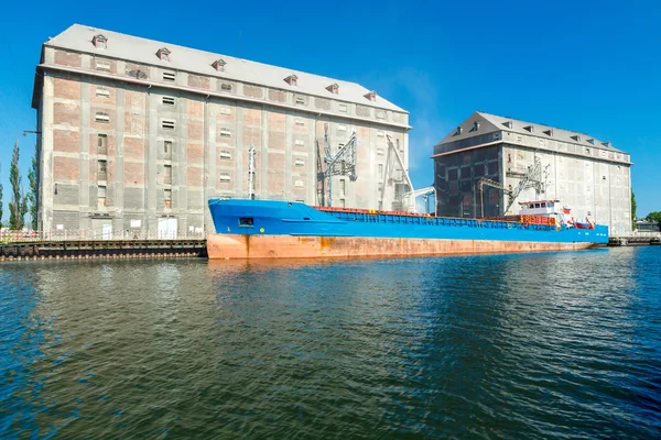 Danzig. Seehafen. — Stockfoto