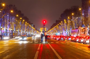 Paris. Champs Elysees caddesi Champs Elysées.