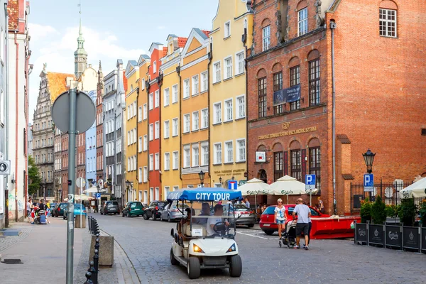 Gdansk. Old city street. — Stockfoto