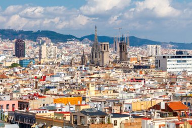 Barcelona. Üstten Görünüm.