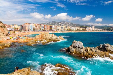 Lloret de Mar. City Beach.