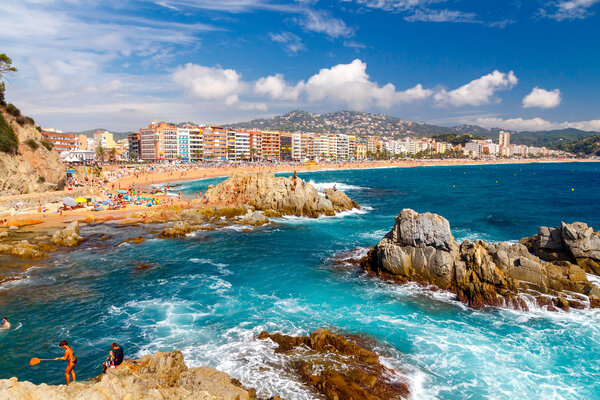 Lloret de mar. City Beach.