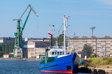 Gdansk. Seaport tersanelerinde.