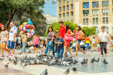 Barcelona. Placa Catalunya.