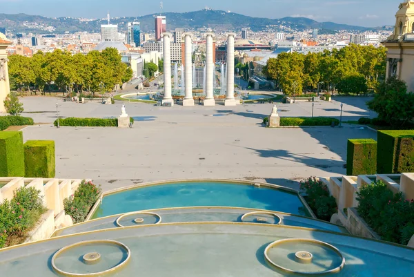 Barcelona. Praça de Espanha . — Fotografia de Stock