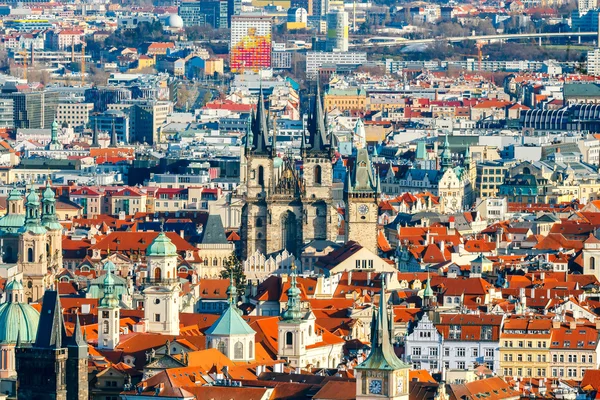 Praga. Vista de la ciudad desde arriba . —  Fotos de Stock