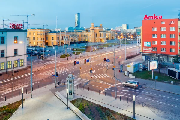 Wroclaw. Railway station. — Stock Photo, Image