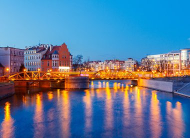 Wroclaw. Değirmen Köprüsü.