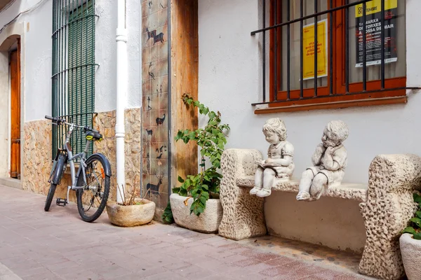 Tossa de Mar. La escultura en la calle . — Foto de Stock