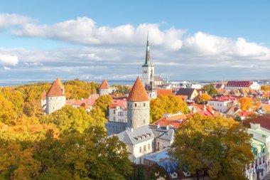 Tallinn. Estonya. Eski şehir.