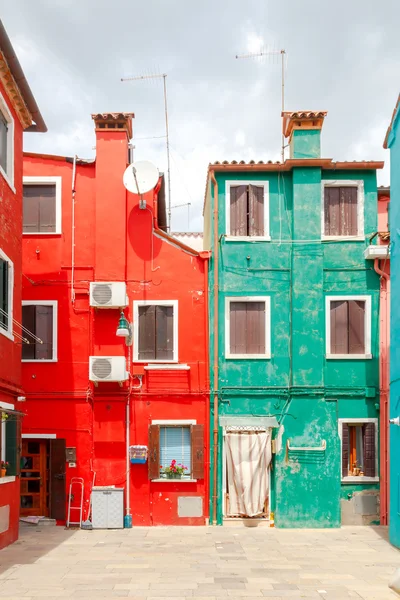 Ostrov Burano. Itálie. — Stock fotografie