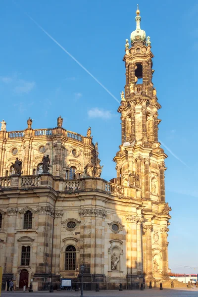 Dresden. Holy Trinity Kilisesi. — Stok fotoğraf