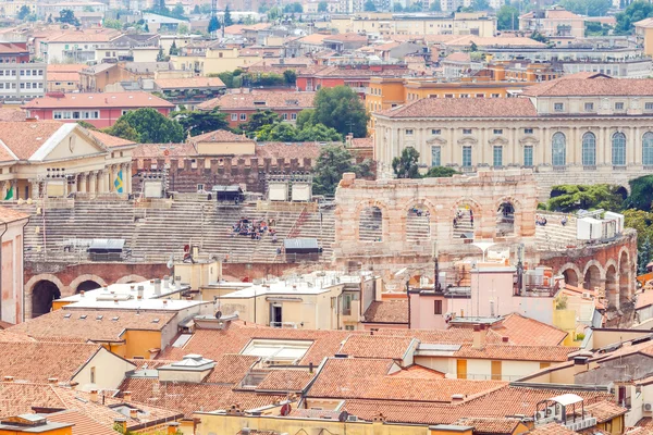 Verona. Visa från ovan. — Stockfoto