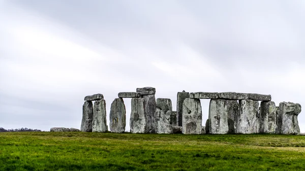 Stonehenge é um monumento pré-histórico na Inglaterra — Fotografia de Stock