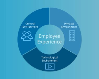 Çalışanların Tecrübe vektörü Oluşturan Üç Ortam