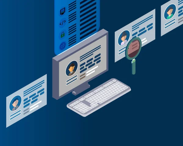 ATS (başvuru izleme sistemi) vektöründeki işe alma teknolojisi