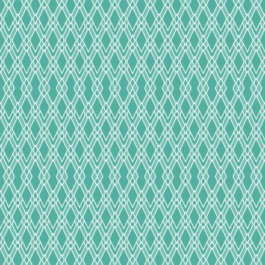 Duvar kağıdı, kumaş ve tekstil tasarımı için yeşil arka planda elmas şekilli kusursuz desen