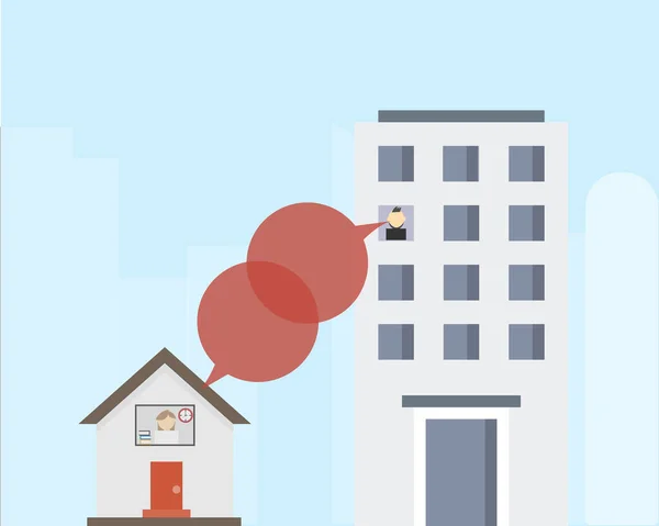 Evden ve ofis vektöründen çalışan çalışanların olduğu hibrit işyeri