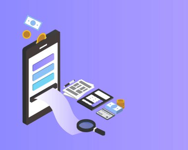 Cep telefonundan para uygulaması kaydedebilir ve gider takibi veya bütçe planlaması için kullanılabilir