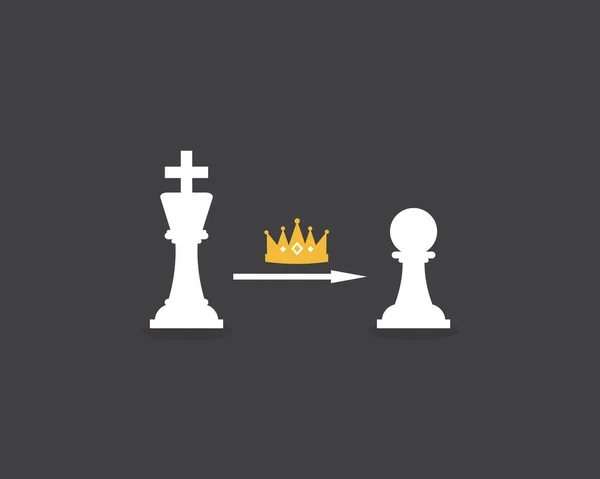 King and pawns Royalty Free Vector Image - VectorStock