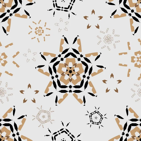Ornamental redondo padrão sem costura morocco. Orientar ornamento tradicional. Motivo oriental. Plana. RGB — Vetor de Stock