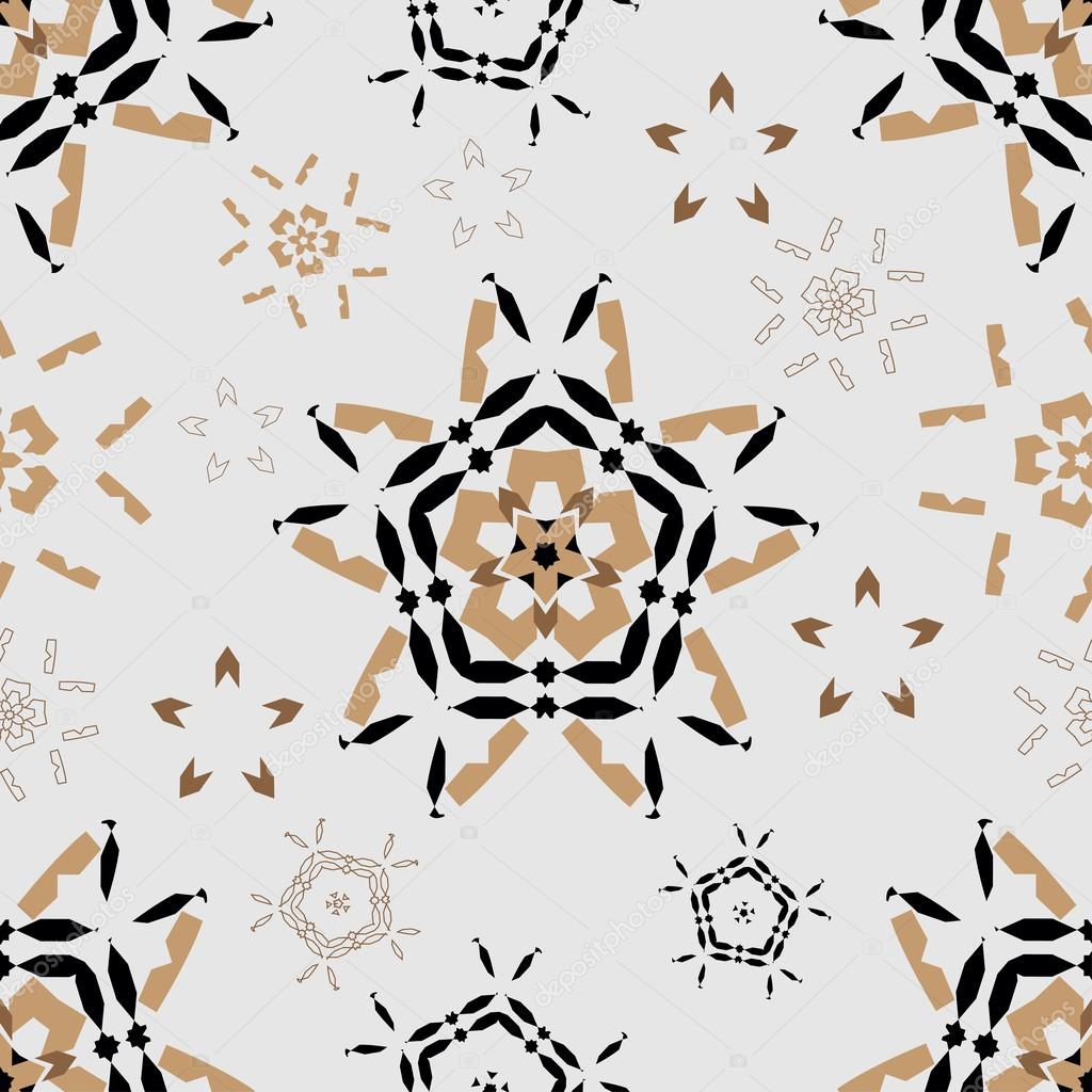 Ornamental round morocco seamless pattern. Orient traditional ornament. Oriental motif. Flat. RGB